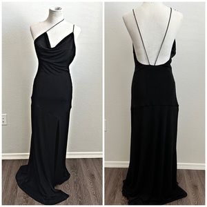MISHA Cowl Neck Gown